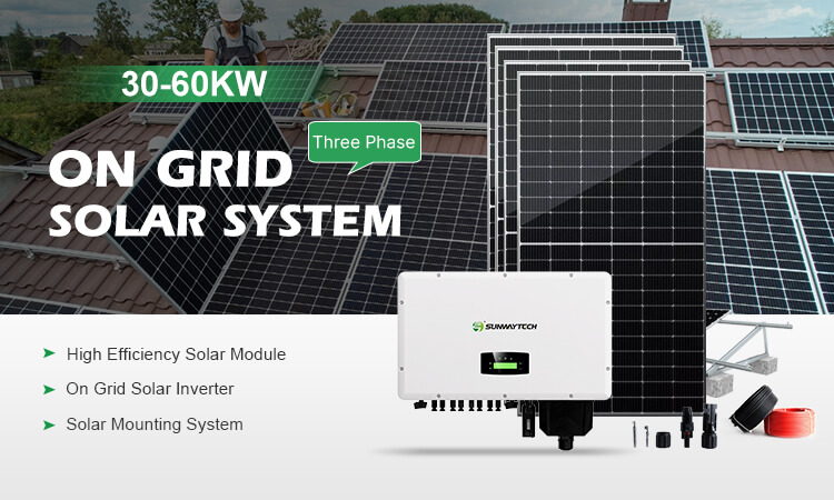 SUNWAY 30-60kW Grid-Tied Solar Kit EU Version