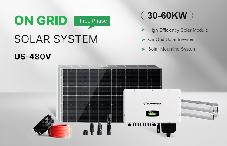 SUNWAY 30-60kW Grid-Tied Solar Kit US Version