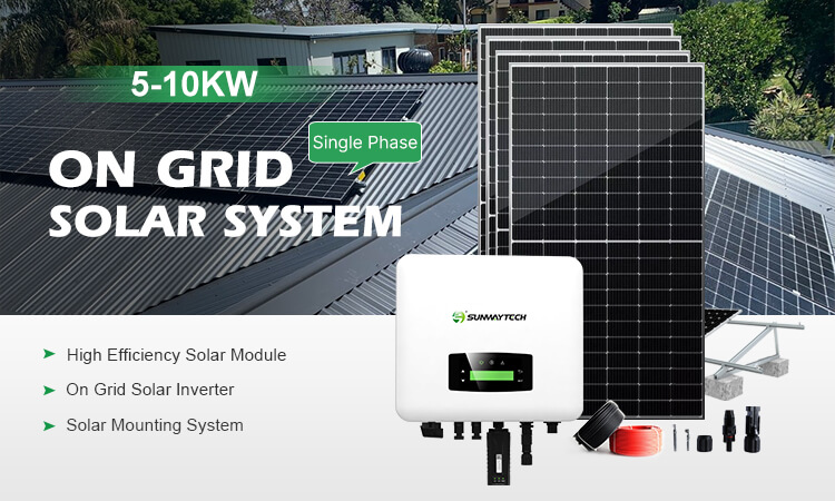 SUNWAY 5-10kW Grid-Tied Solar Kit EU Version