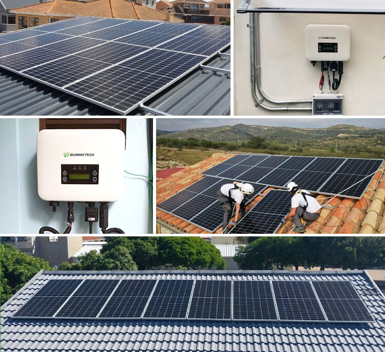 SUNWAY 5-10kW Grid-Tied Solar Kit EU Version