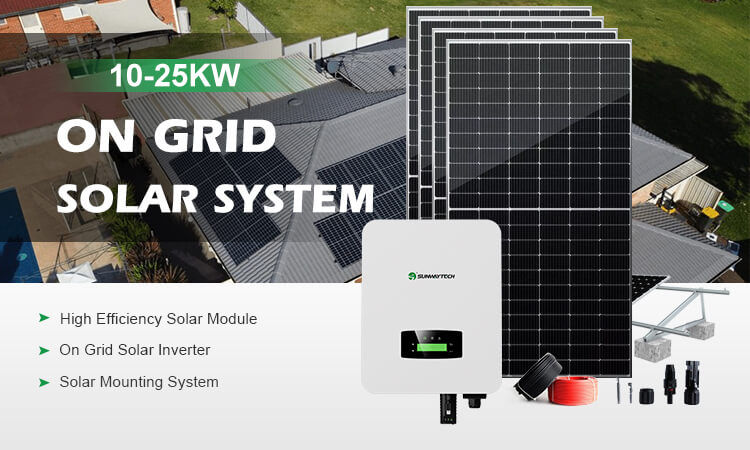 SUNWAY On-Grid 10-25kW Solar Power System