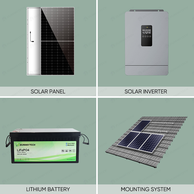 SUNWAY 3600W Off-Grid Solar System