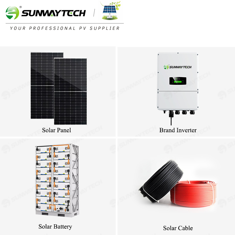 SUNWAY 3kw to 9.6kw ENERGY STORAGE SYSTEM with High Voltage Rack Mounted Lithium Battery