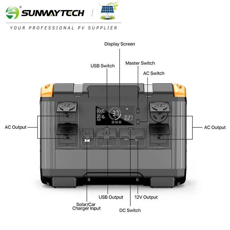 SUNWAY 2kWh Mobile AC Power Unit (2400W)