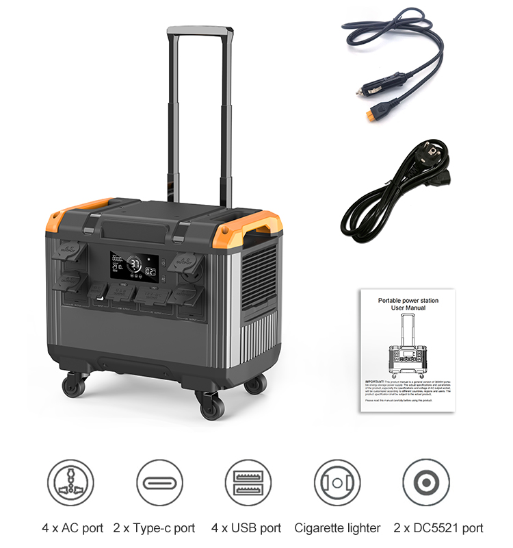 SUNWAY 3000W 2688Wh Portable Power Station