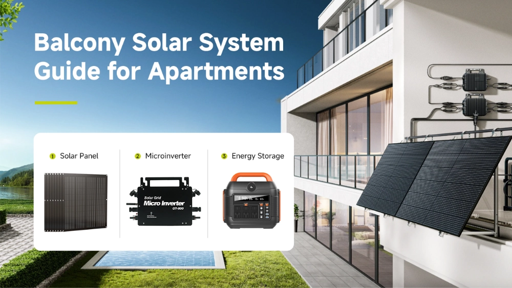 Balcony Solar System Guide for Apartments: Panels, Microinverters, Storage, and Installation Balcony Solar System Guide for Apartments: Panels, Microinverters, Storage, and Installation
