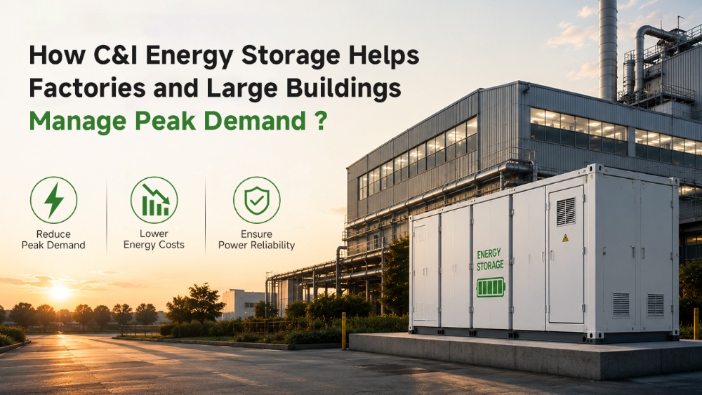 Wie Energiespeicherlösungen für Gewerbe und Industrie Fabriken und großen Gebäuden helfen, Bedarfsspitzen zu bewältigen How C&I Energy Storage Helps Factories and Large Buildings Manage Peak Demand
