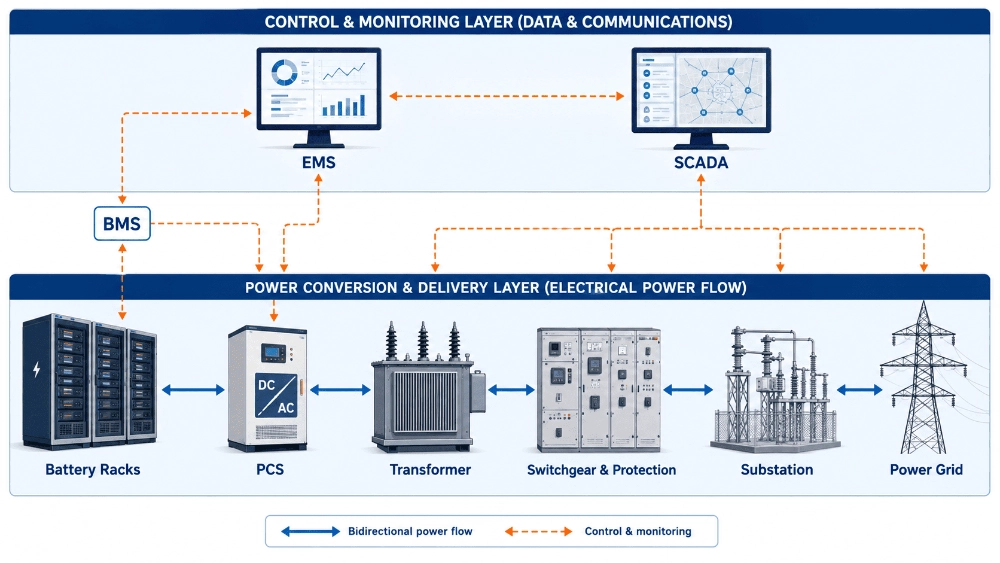 Battery energy shifting and reserves