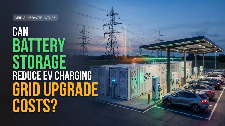 Can Battery Storage Reduce EV Charging Grid Upgrade Costs