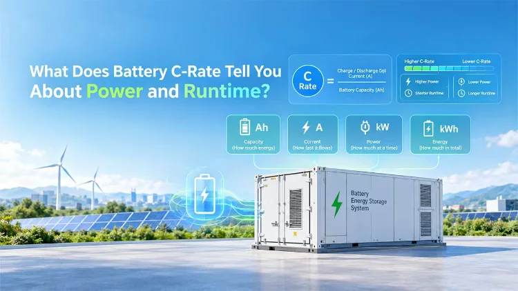 What Does Battery C-Rate Tell You About Power and Runtime
