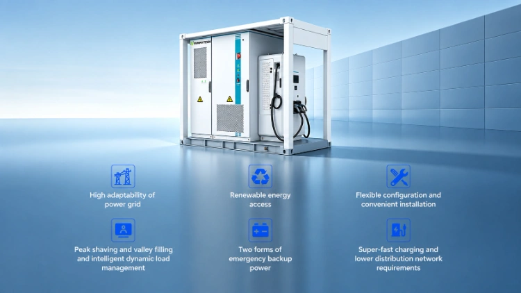 solar EV charging station with battery storage